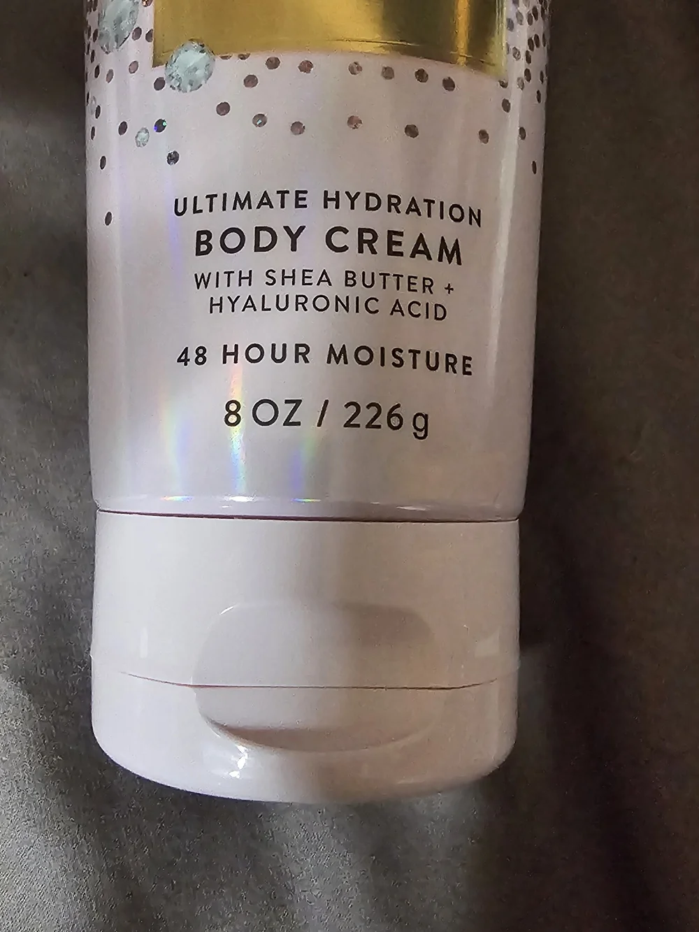 Bath & Body Works Champagne Toast Body Cream - Light Pink & Gold